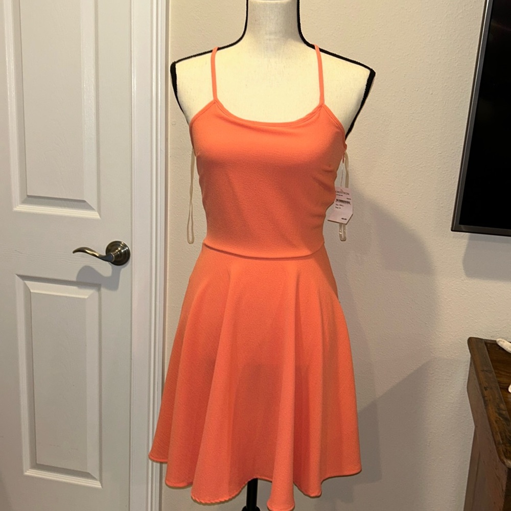 Peach Nordstrom summer dress